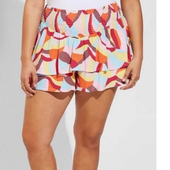 Roll Tide Smocked Ruffle Shorts Set main image 1